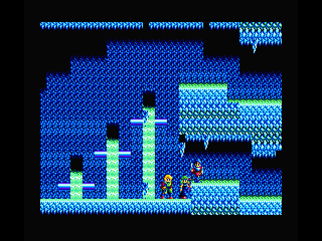 Sorcerian MSX Screenshot: Exploration continues.