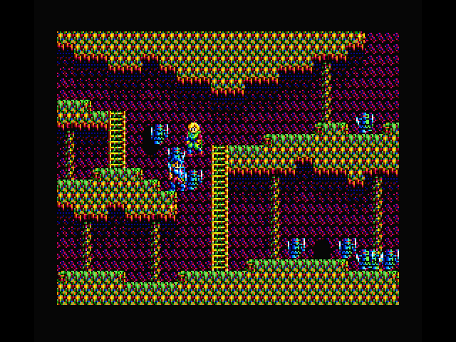 Sorcerian MSX Screenshot: I'm under attack!