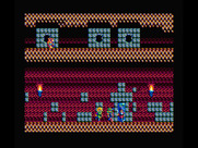 Sorcerian for MSX - Exploring the cavern...