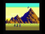Sorcerian for MSX - The creatures that attack here are quick and deadly!