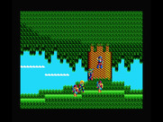 Sorcerian for MSX - Exploring the forest.