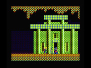 Sorcerian for MSX - I wonder what's inside this temple...