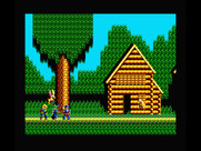 Sorcerian for MSX - I wonder who lives in this house...
