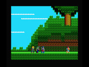 Sorcerian for MSX - You can attack enemies, or try to avoid them...