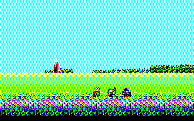 Sorcerian PC-8800 Series Screenshot: Another mission begins...