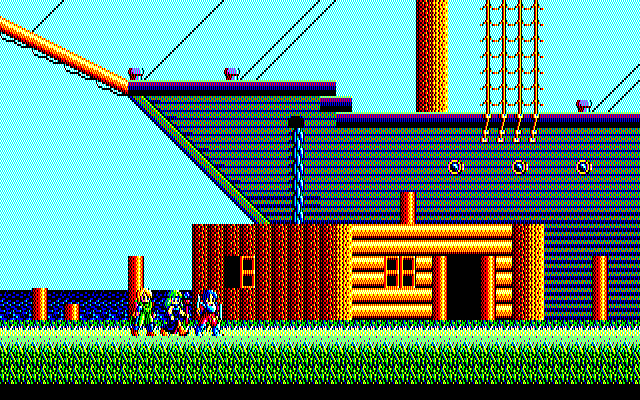 Sorcerian PC-8800 Series Screenshot: Time to board a pirate ship!