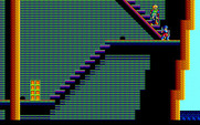 Sorcerian for PC-8800 Series - Heading into the lower level...