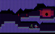 Sorcerian for PC-8800 Series - Avoid the red slug-like things...