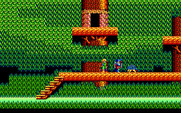 Sorcerian for PC-8800 Series - Exploring a forest.
