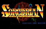 Sorcerian for PC-8800 Series - Title screen.