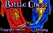 Battle Chess for Apple IIgs - Title screen.