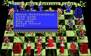 Battle Chess for Apple IIgs - The Disk menu.