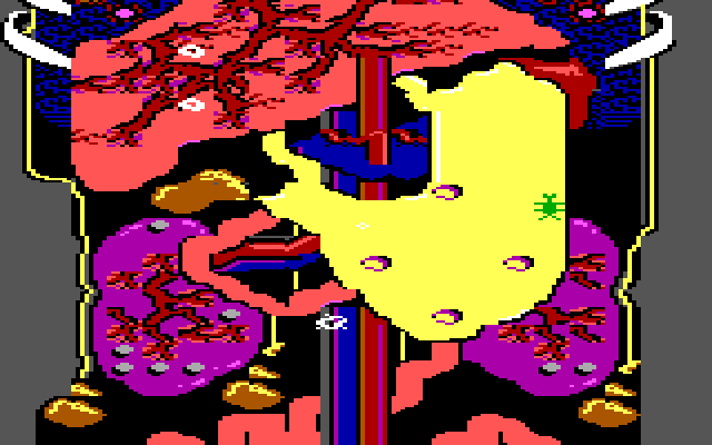 Microsurgeon IBM PC/Compatibles Screenshot: Looks dangerous over here...