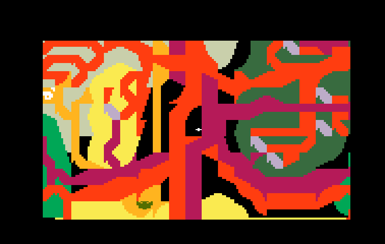 Microsurgeon Intellivision Screenshot: Seems quiet here...for the moment!
