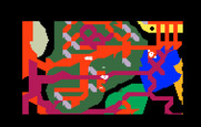 Microsurgeon for Intellivision - The screen scrolls both horizontally and vertically as you move about.