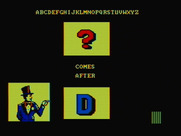 Alphabet Circus for IBM PC/Compatibles - The secret letter comes after D...
