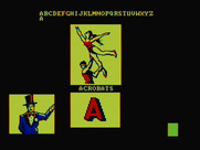 Alphabet Circus for IBM PC/Compatibles - The acrobats...