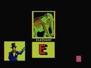 Alphabet Circus for IBM PC/Compatibles - E is for elephant; a correct answer!