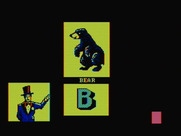 Alphabet Circus for IBM PC/Compatibles - Identified a bear...