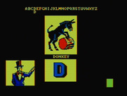 Alphabet Circus for IBM PC/Compatibles - A donkey.