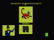 Alphabet Circus for IBM PC/Compatibles - Here's a monkey...