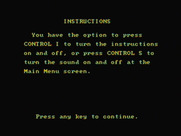 Alphabet Circus for IBM PC/Compatibles - Game instructions.