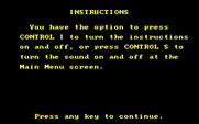 Alphabet Circus for IBM PC/Compatibles - Game instructions.