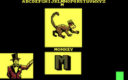 Alphabet Circus for IBM PC/Compatibles - "M" is for Monkey.