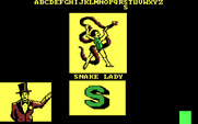 Alphabet Circus for IBM PC/Compatibles - The graphic for the snake woman.