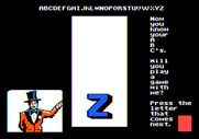 Alphabet Circus for Apple II - The game first plays a song...