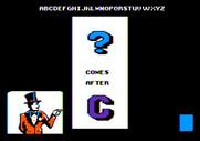 Alphabet Circus for Apple II - The secret letter comes after "C"