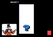 Alphabet Circus for Apple II - Do you know what the next letter is?