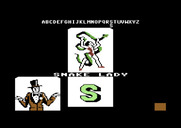 Alphabet Circus for Commodore 64 - Meet the snake lady...