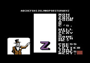 Alphabet Circus for Commodore 64 - The game starts with a song...