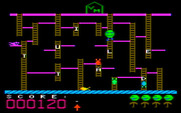 Boppie's Great Word Chase for IBM PC/Compatibles - Collect letters; what word am I trying to spell here?