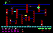 Boppie's Great Word Chase for IBM PC/Compatibles - One of the more difficult skill levels.