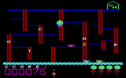 Boppie's Great Word Chase for IBM PC/Compatibles - Each difficulty level features a different layout.