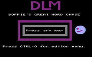 Boppie's Great Word Chase for IBM PC/Compatibles - Ready to begin the game?