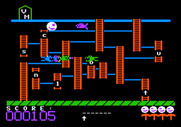 Boppie's Great Word Chase for Apple II - Don't get caught!