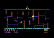 Boppie's Great Word Chase for Commodore 64 - Collecting an R; was that the letter I needed?