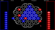 TrianGO for IBM PC/Compatibles - Starting a game against the computer.