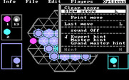 TrianGO for IBM PC/Compatibles - The options menu.