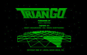 TrianGO for IBM PC/Compatibles - Title screen.