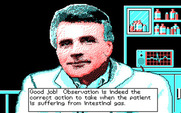 Life & Death for IBM PC/Compatibles - Other doctors advise when you make the correct choice, or the wrong one.
