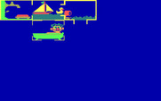 Ernie's Big Splash for IBM PC/Compatibles - Several levels of difficulty are included in the game; here's an intermediate length puzzle.
