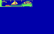 Ernie's Big Splash for IBM PC/Compatibles - Successful completion of an easy level.