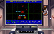Star Wars: X-Wing for IBM PC/Compatibles - Mission briefing.