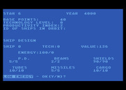 Berserker Raids for Atari 8-bit - Setting some ship options...