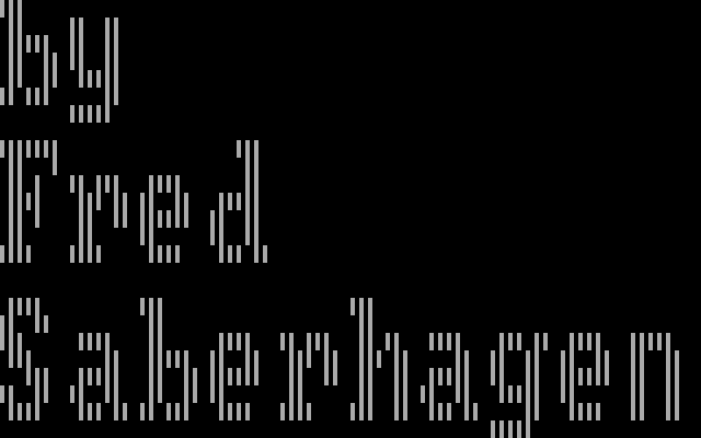 Berserker Raids IBM PC/Compatibles Screenshot: Author logo 1.
