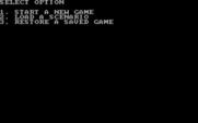 Berserker Raids for IBM PC/Compatibles - The main menu.